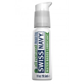 Гипоаллергенный лубрикант Swiss Navy All Natural Water Base Lubricant - 29,5 мл.